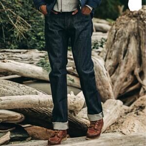 Taylor Stitch Democratic Slim Cone Mills Reserve Selvedge Jeans 30 NEW Dark Wash